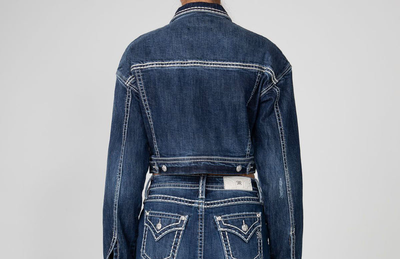 Miss Me Boyfriend Crop Jacket