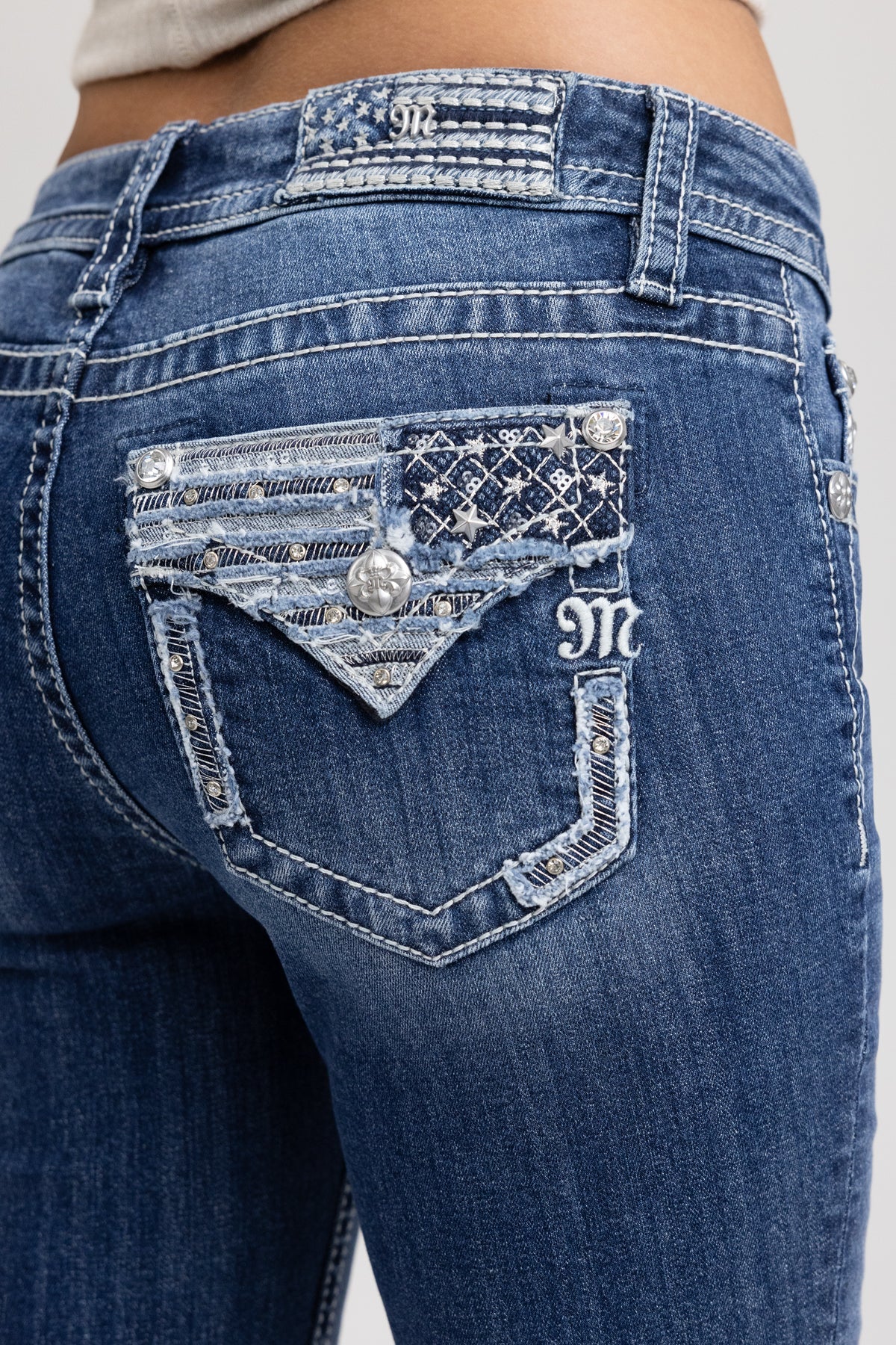 Miss Me K1519 Mid Rise Boot Jeans