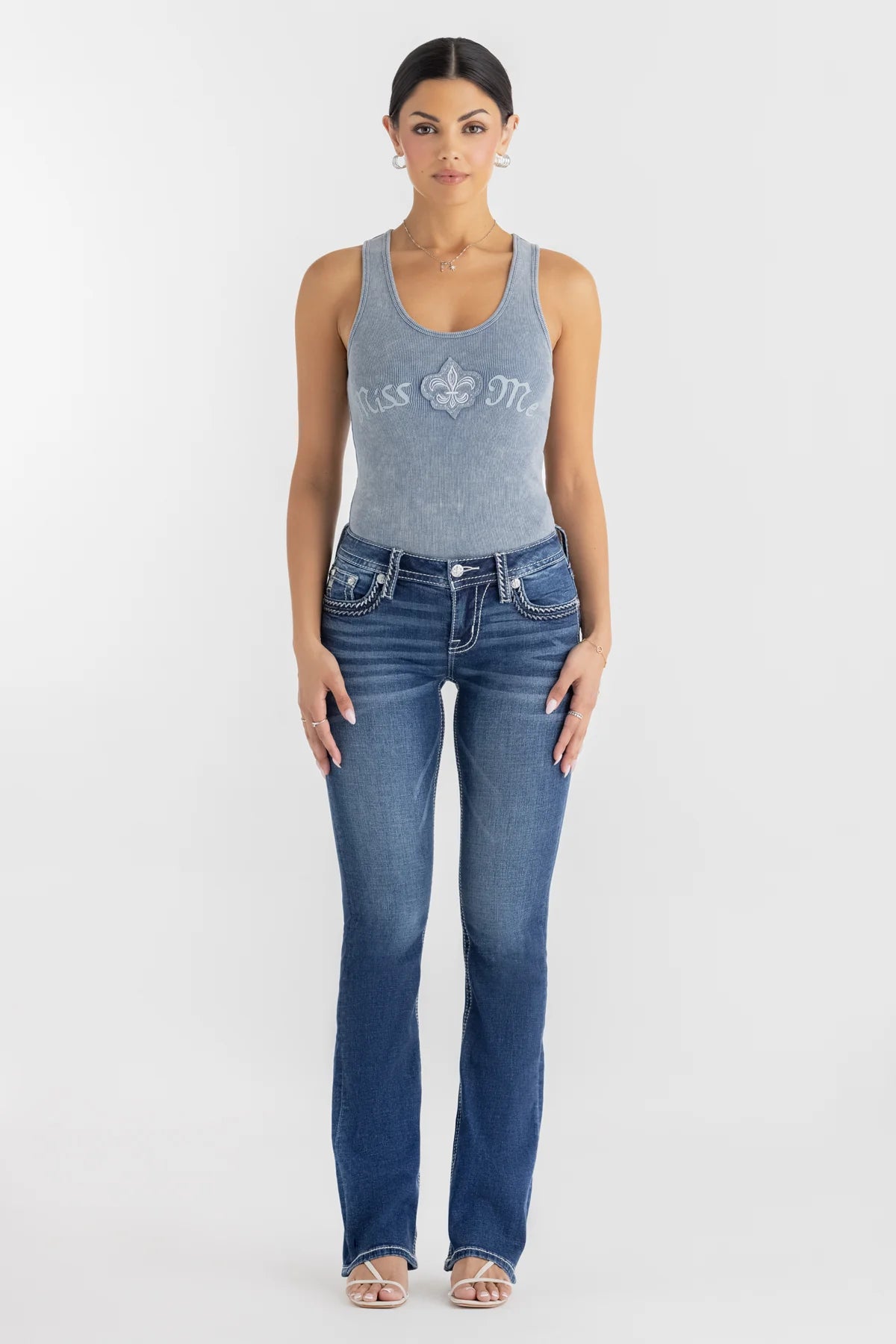 Missme- K1520 -34" MID RISE BOOT