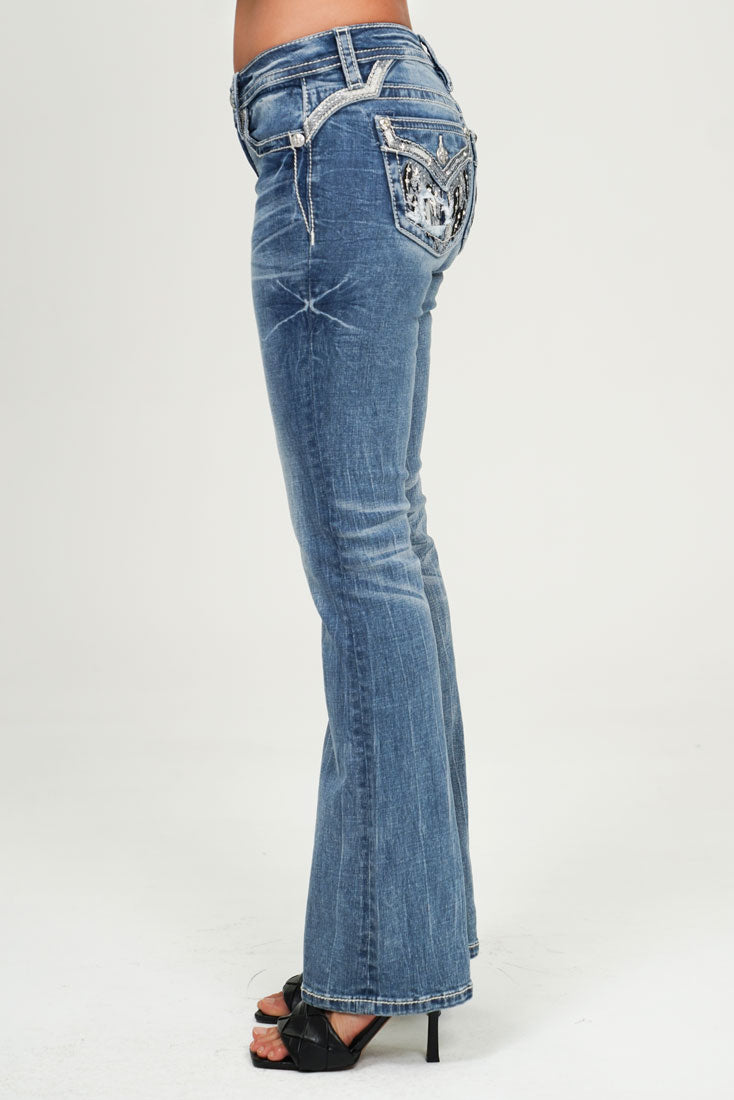 Miss Me- L353-32" MID RISE BOOT