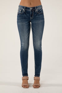 M992 Mid-Rise Skinny Jeans