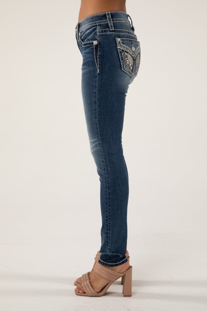 M992 Mid-Rise Skinny Jeans