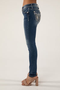 M992 Mid-Rise Skinny Jeans