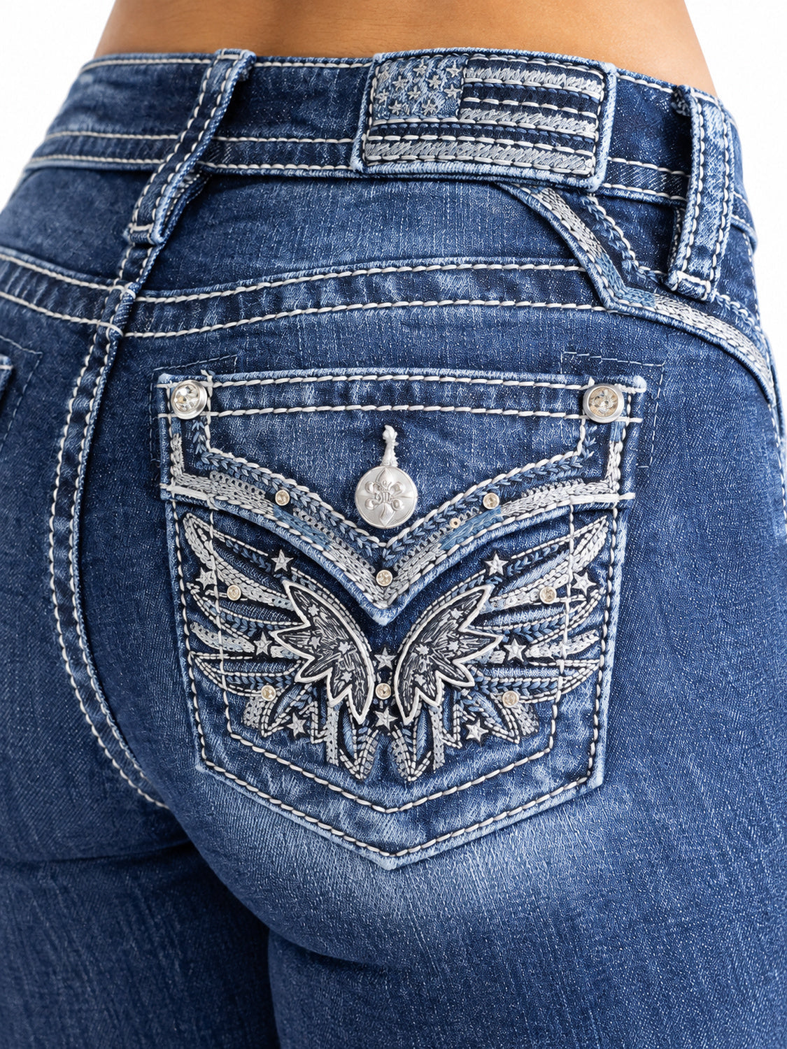 Miss Me MM3080B65V – Po-Taschen-Detail