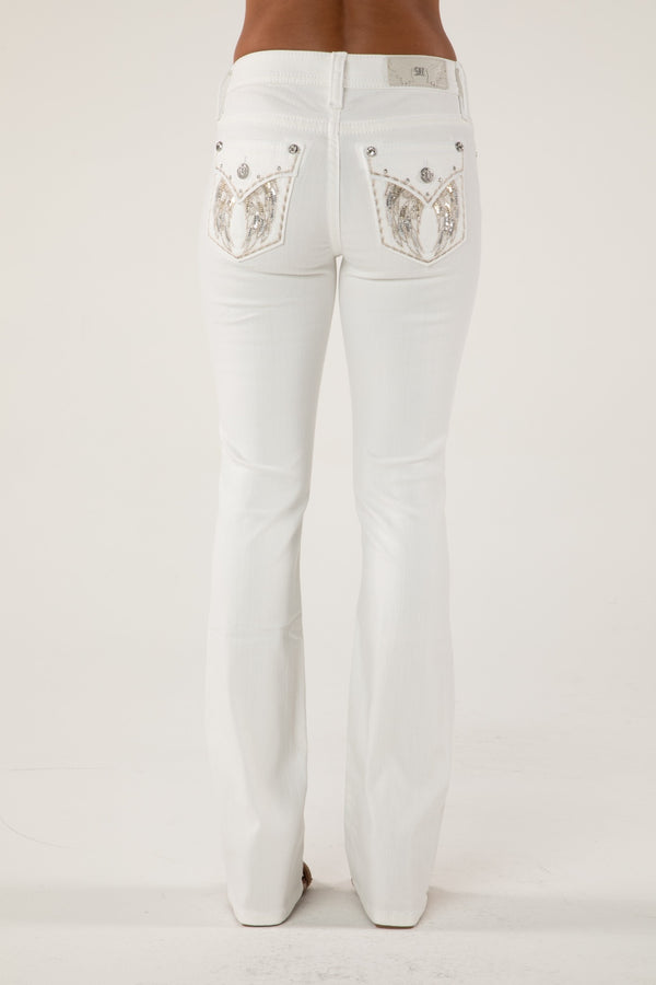 W01 Mid Rise Boot Jeans